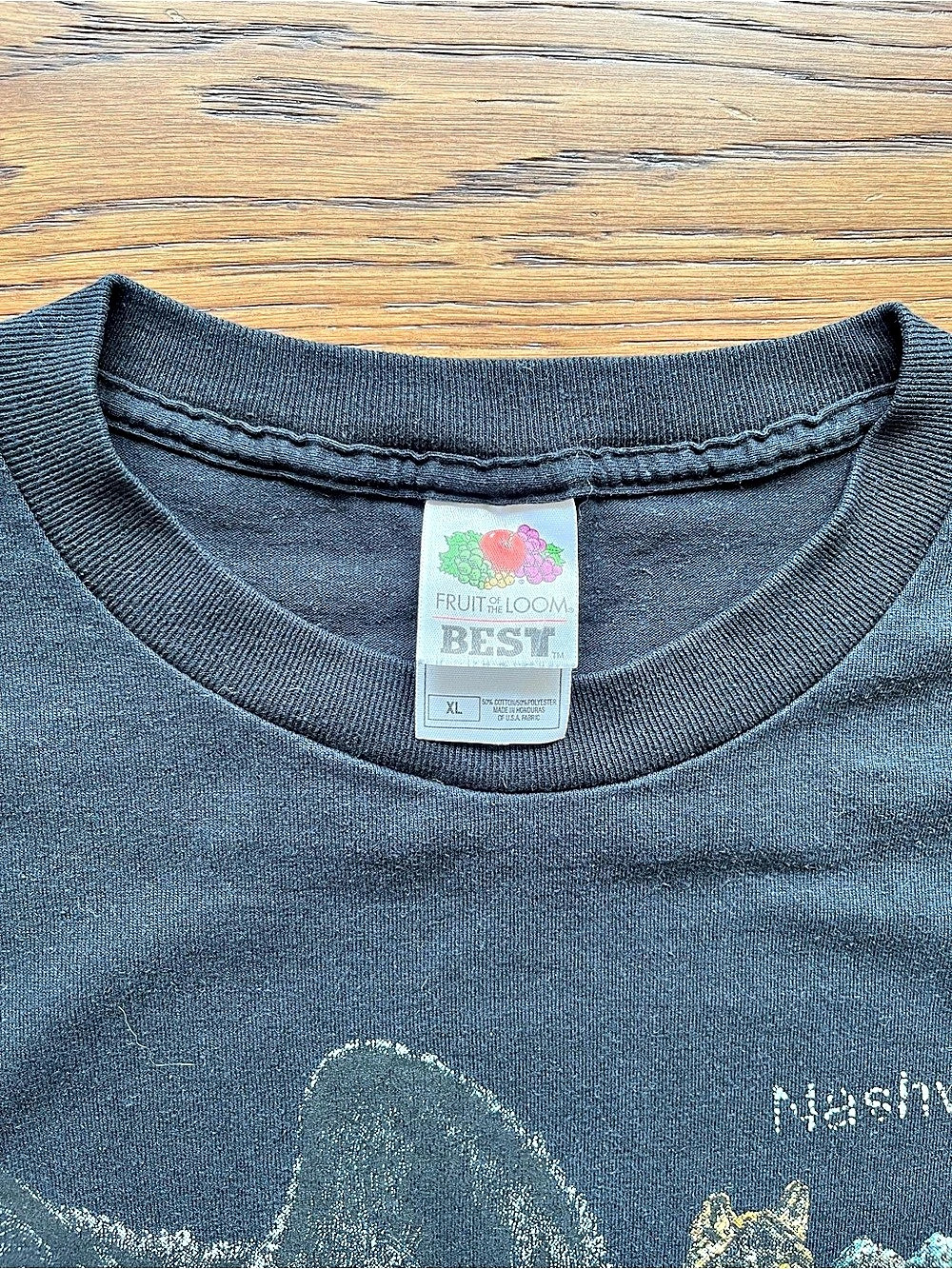 Vintage Nashville Wolf Graphic Cut-off T-Shirt XL - Picture 4 of 4